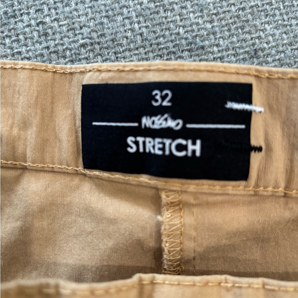 Mossimo Supply Co Tan Flat Front Shorts Classic Design - Picture 2 of 5